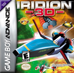 Iridion 3D box art for GameBoy Advance